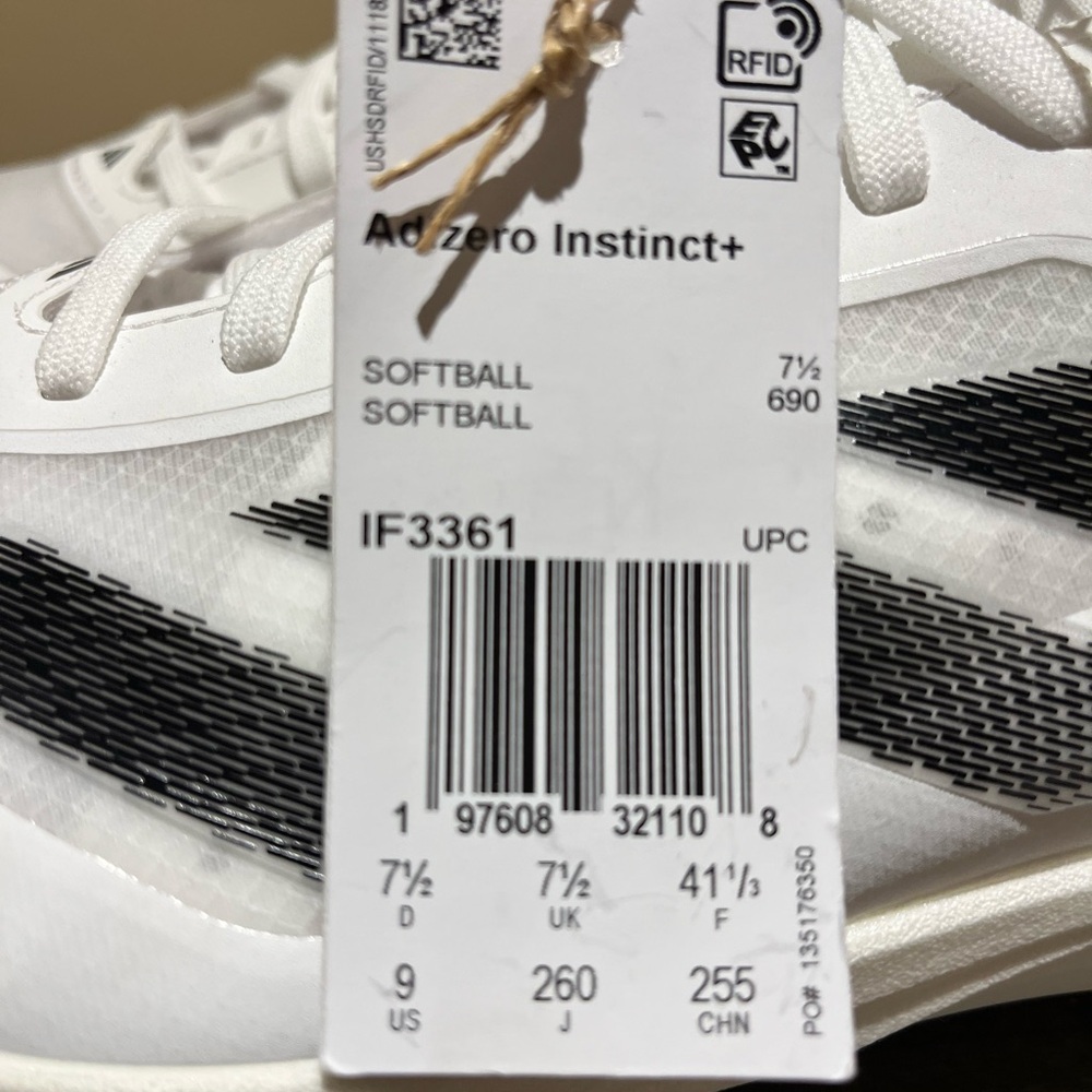 Adidas Adizero Instinct+ Women’s Softball Cleats Sz 9 NWOB - Picture 3 of 8